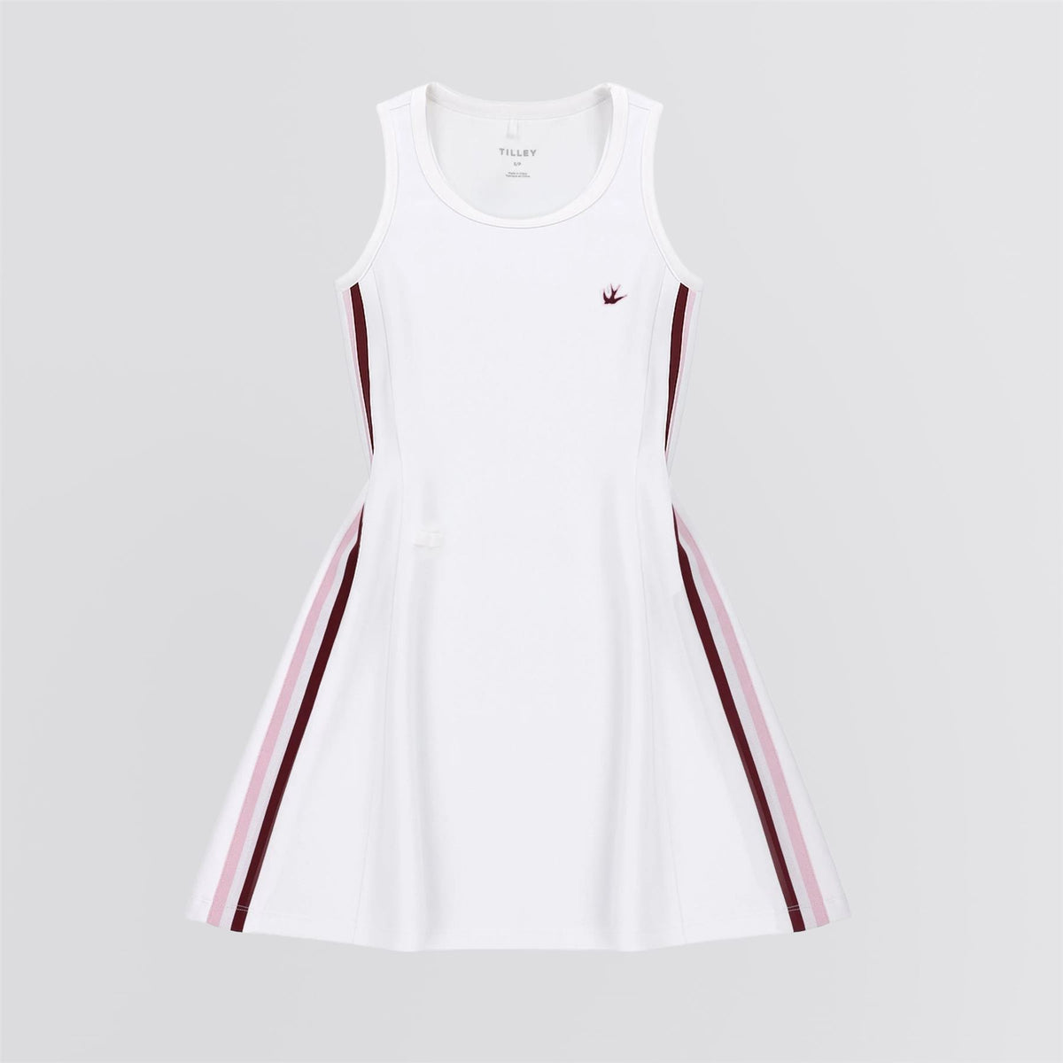 Womens Air Loft Ribbon Sport Dress White/Pink