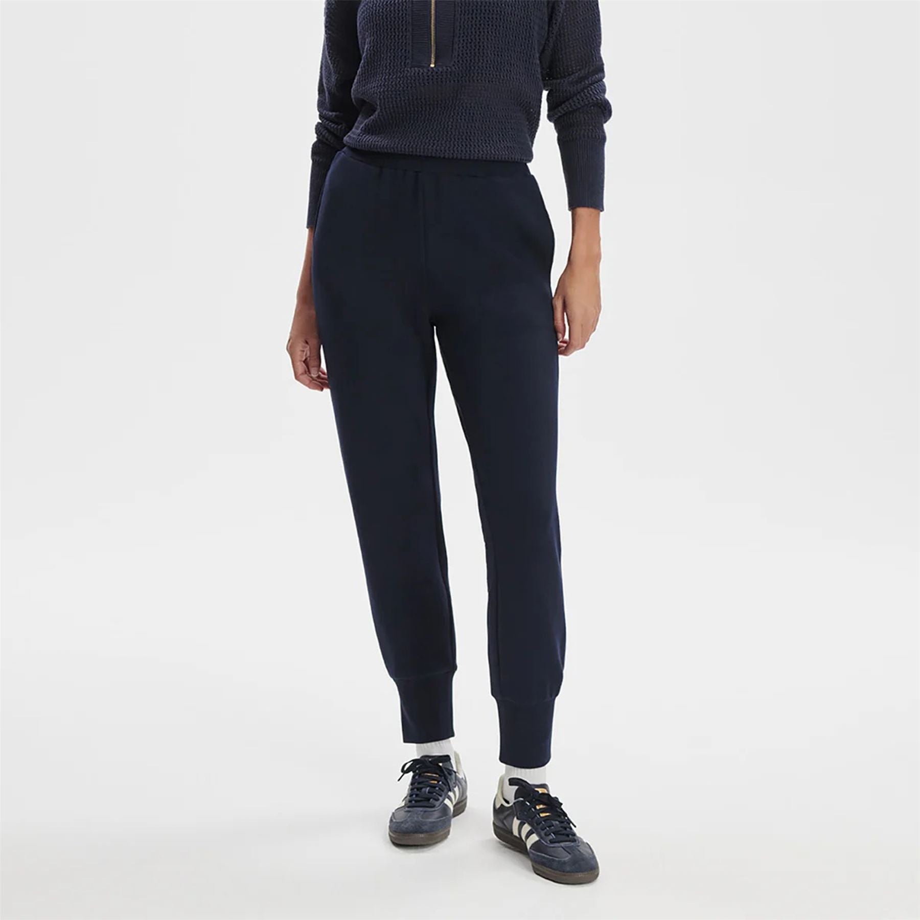 Womens The Slim 27.5 Piped Pants Navy
