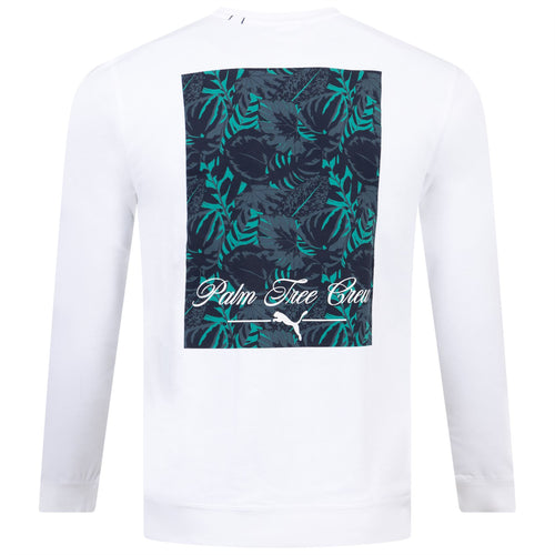 x PTC Glitch Graphic Crewneck White Glow