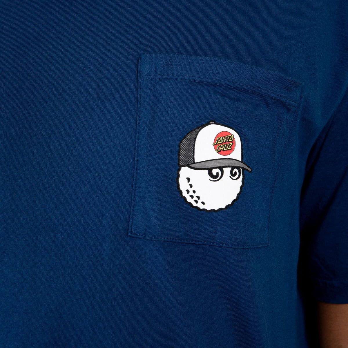x Santa Cruz Bermuda Bunker Tee Navy