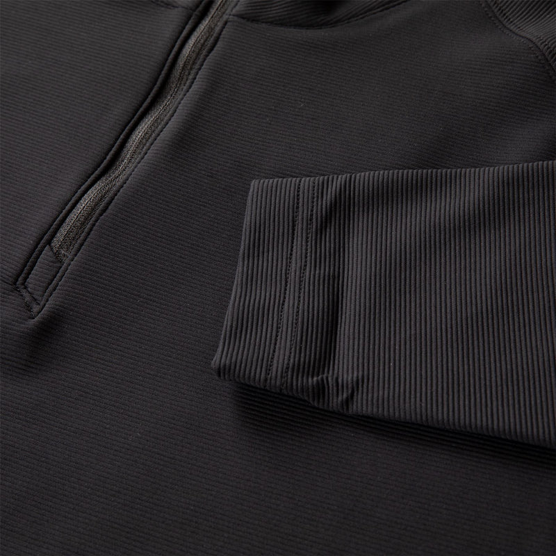 The Stuart Pullover Mid Layer Black