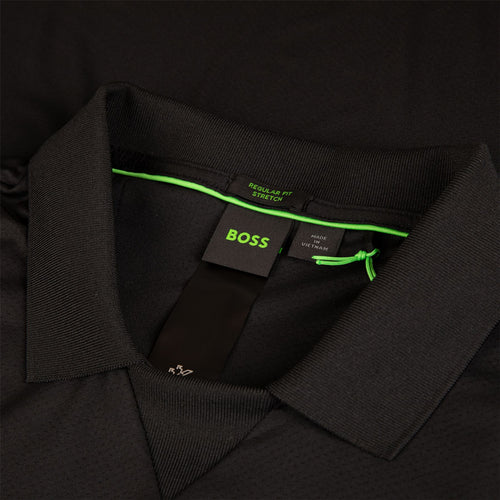 Palle Mesh Polo Black