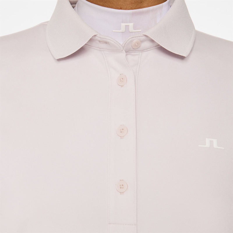 Womens Cassie Polo Gray Lilac