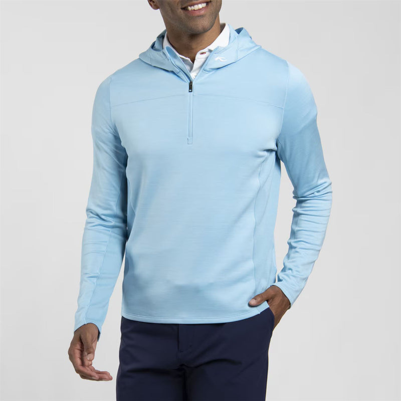 Liam Hooded Half Zip Poolside