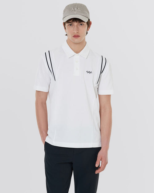Noa Knit Polo White