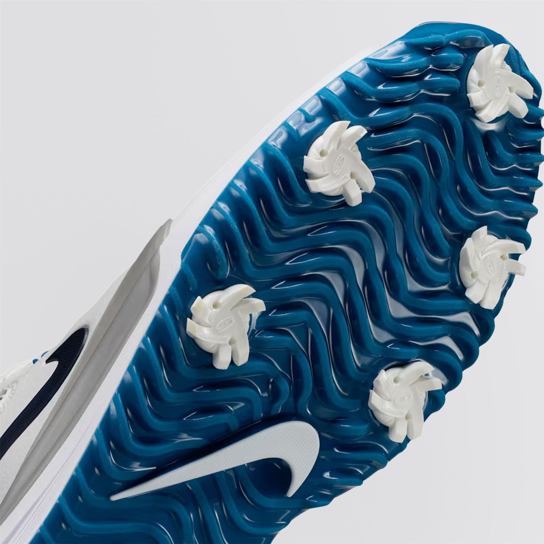 Nike Victory Pro 4 Golf Shoes White/Obsidian/Court Blue