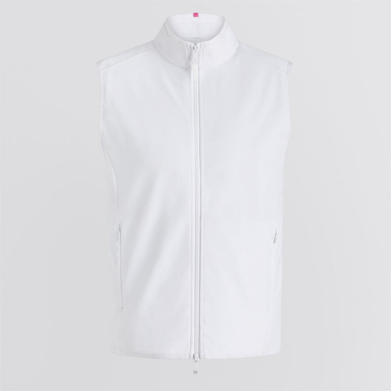 Tech French Terry Fill Zip Vest Snow