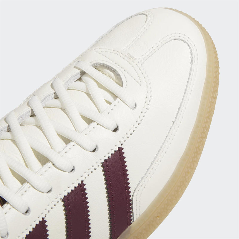 Womens Spezial Spikeless Golf Shoes Off White/Maroon/Gum 3