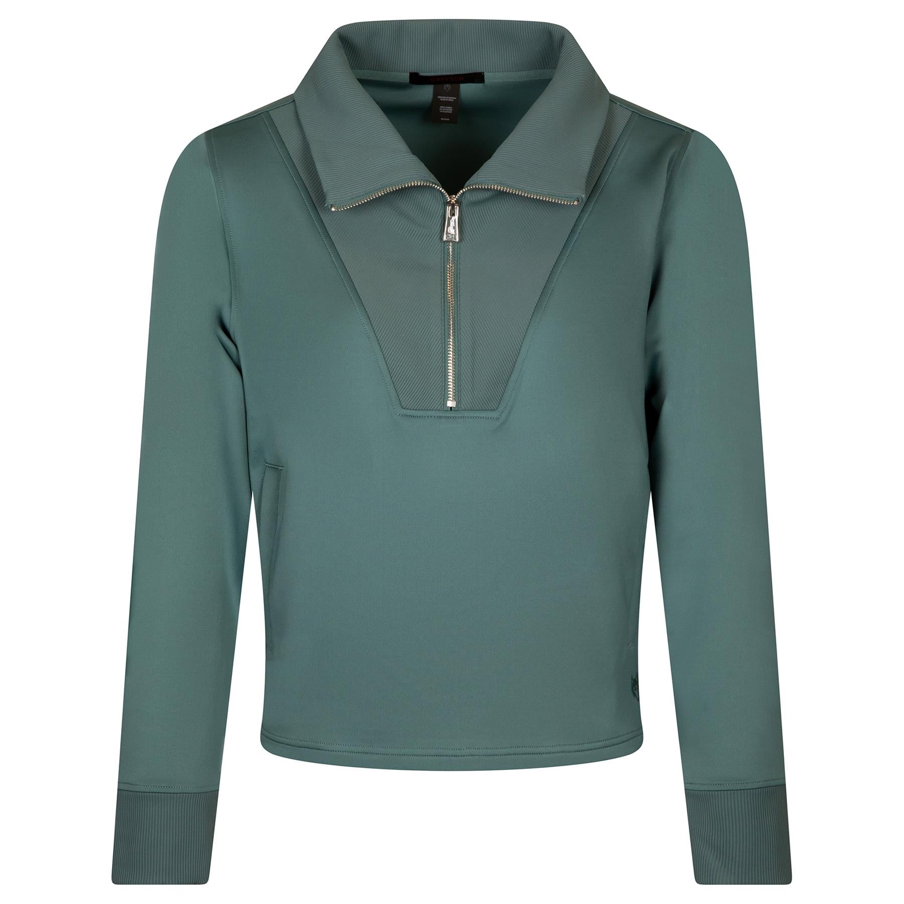 Womens Wren Quarter Zip Mid Layer Marsh