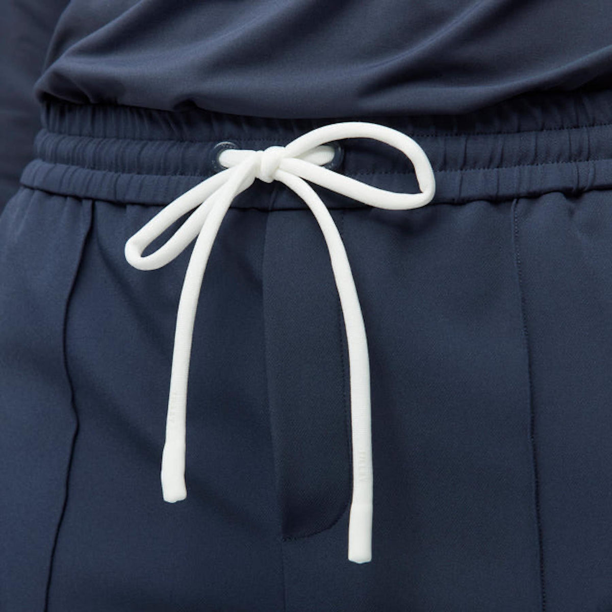 Womens Striped Sport Pants Navy/White