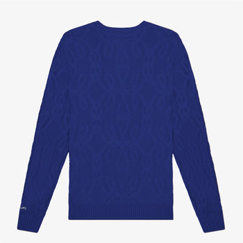 Malbon Golf Monaco Knit Sweater Blue | TRENDYGOLF USA