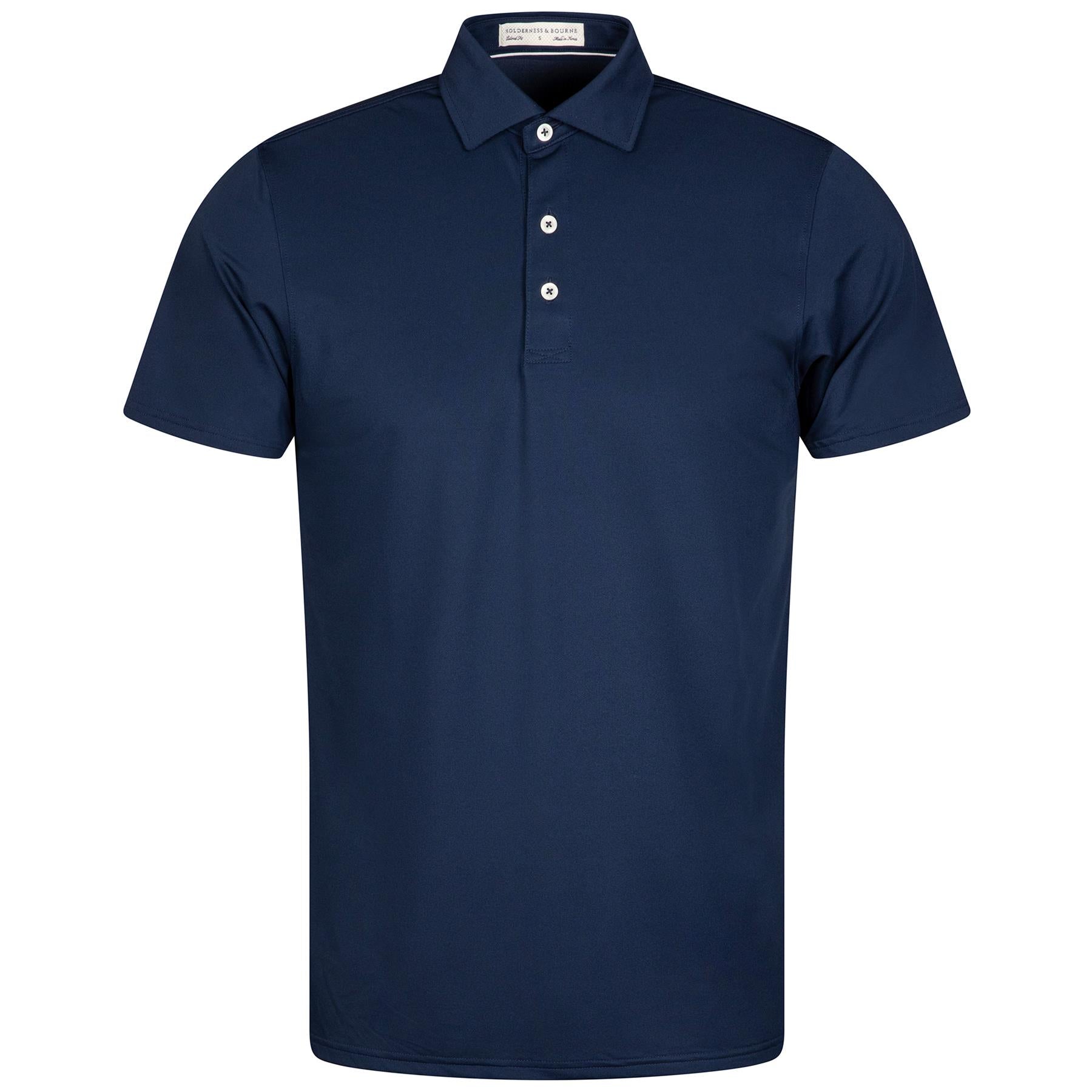 The Macdonald Knit Polo Navy