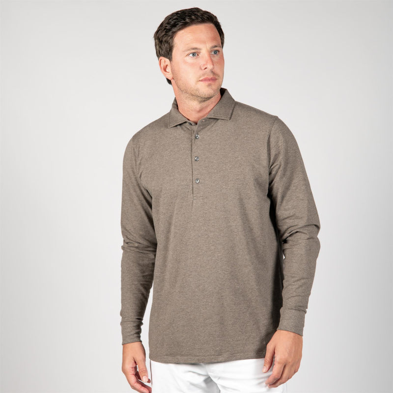 Quinlivan LS Polo Elk Heather