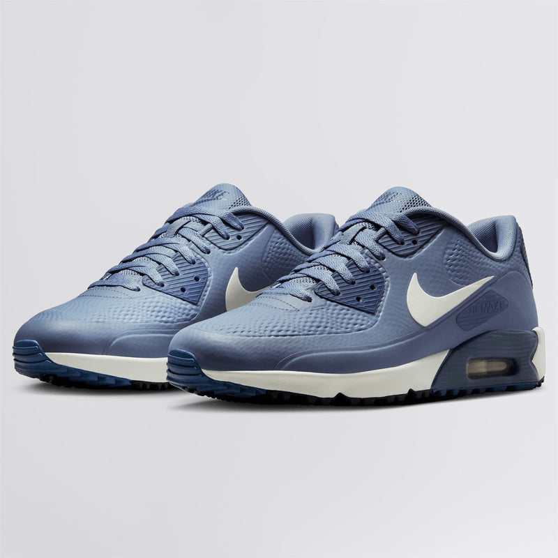 Air Max 90 Golf Shoes Ashen Slate/Sail/Diffused Blue