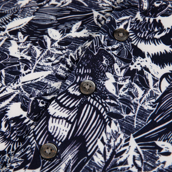 Greyson Stamped Polo Maltese Blue | TRENDYGOLF USA
