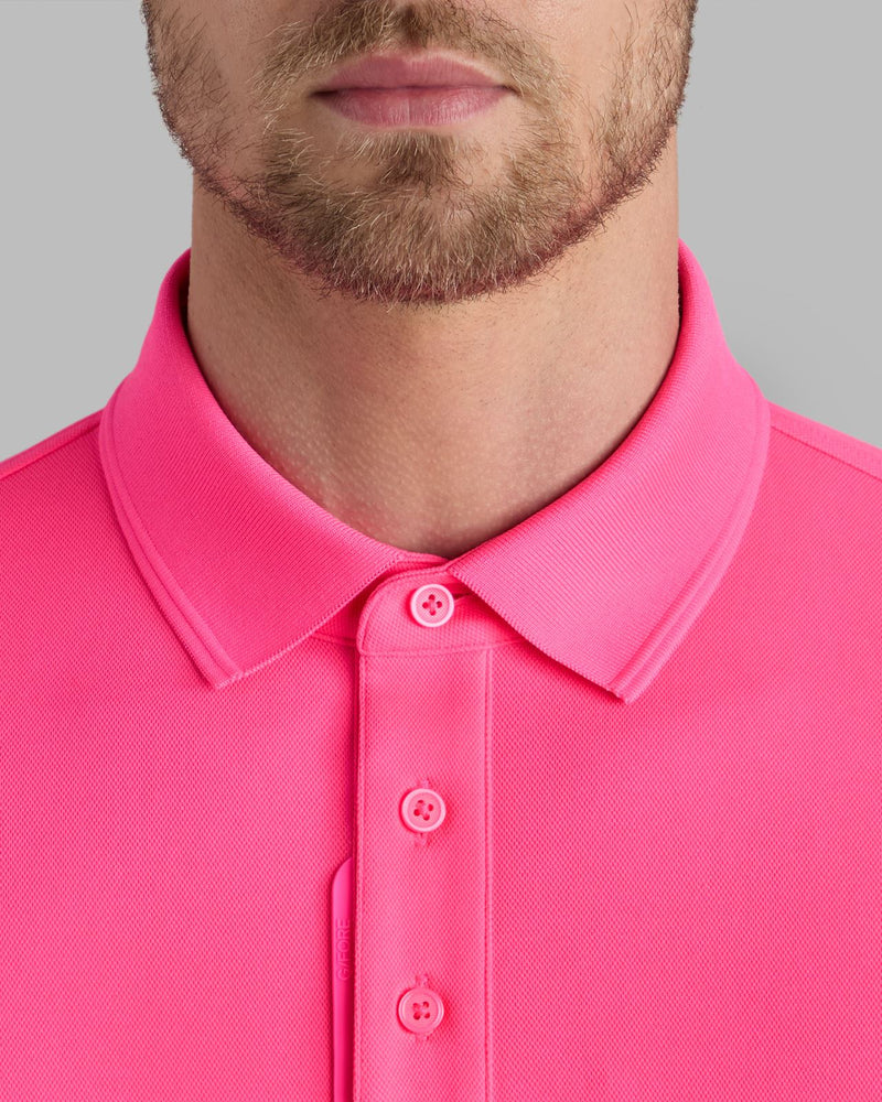 Essential Performance Pique Polo Knockout Pink