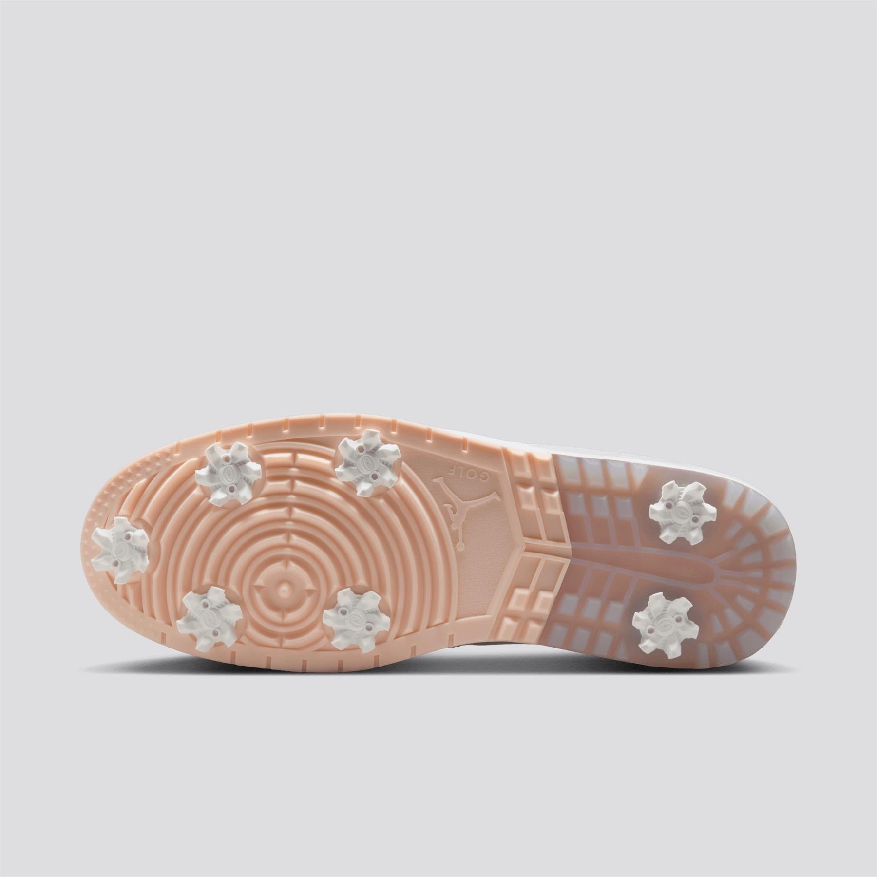 Nike Jordan NU Retro 1 Golf Shoes White/Washed Coral | TRENDYGOLF USA