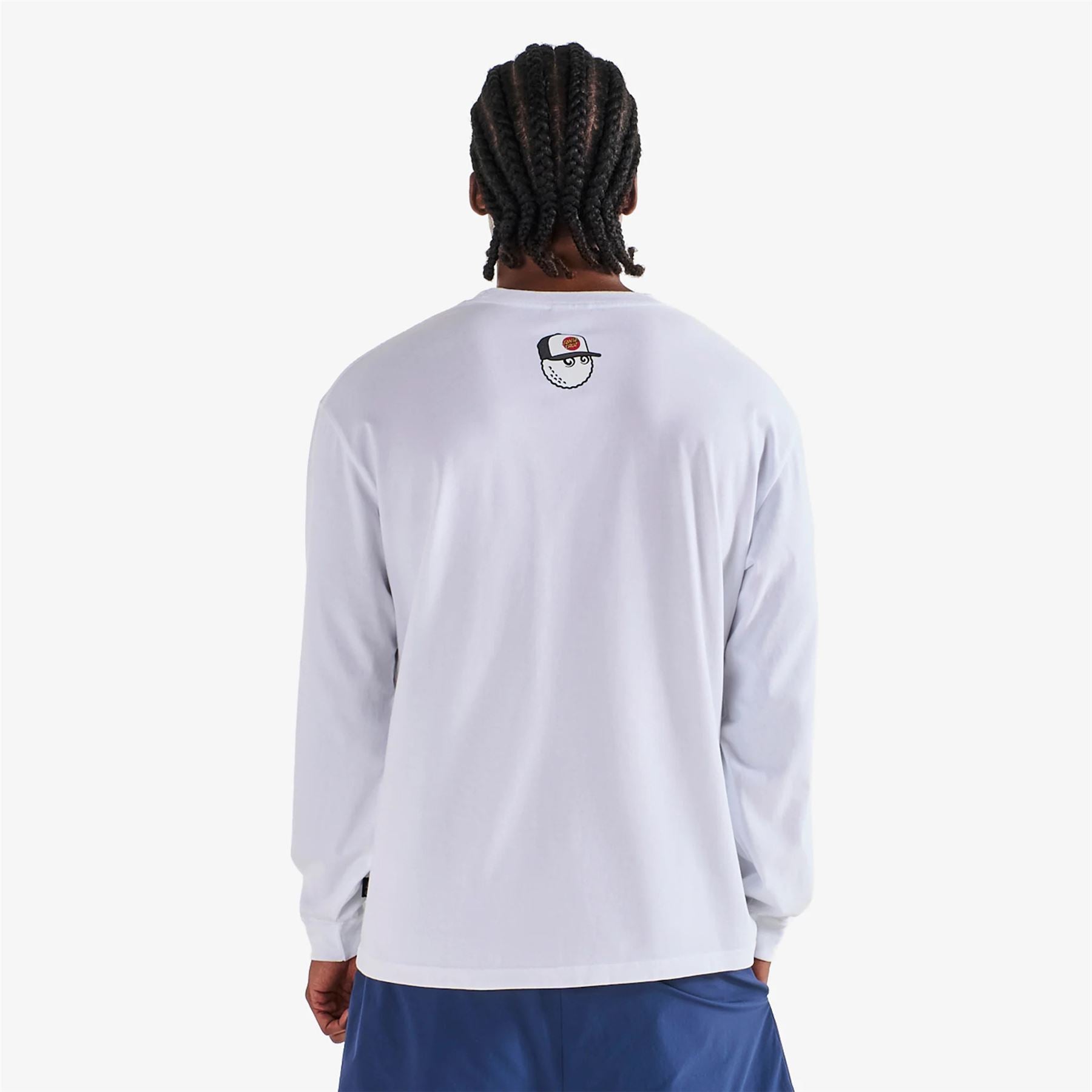 Malbon x Santa Cruz Gorse LS Tee White | TRENDYGOLF USA