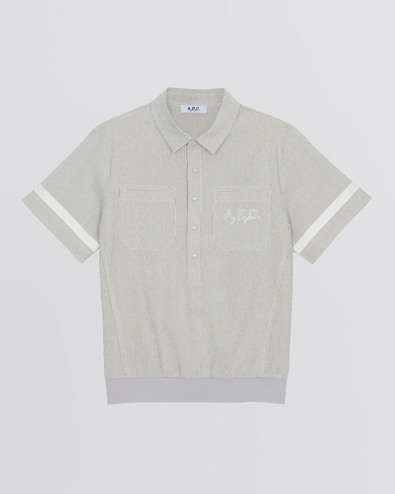 Jean Polo Shirt Co-Ord Grey