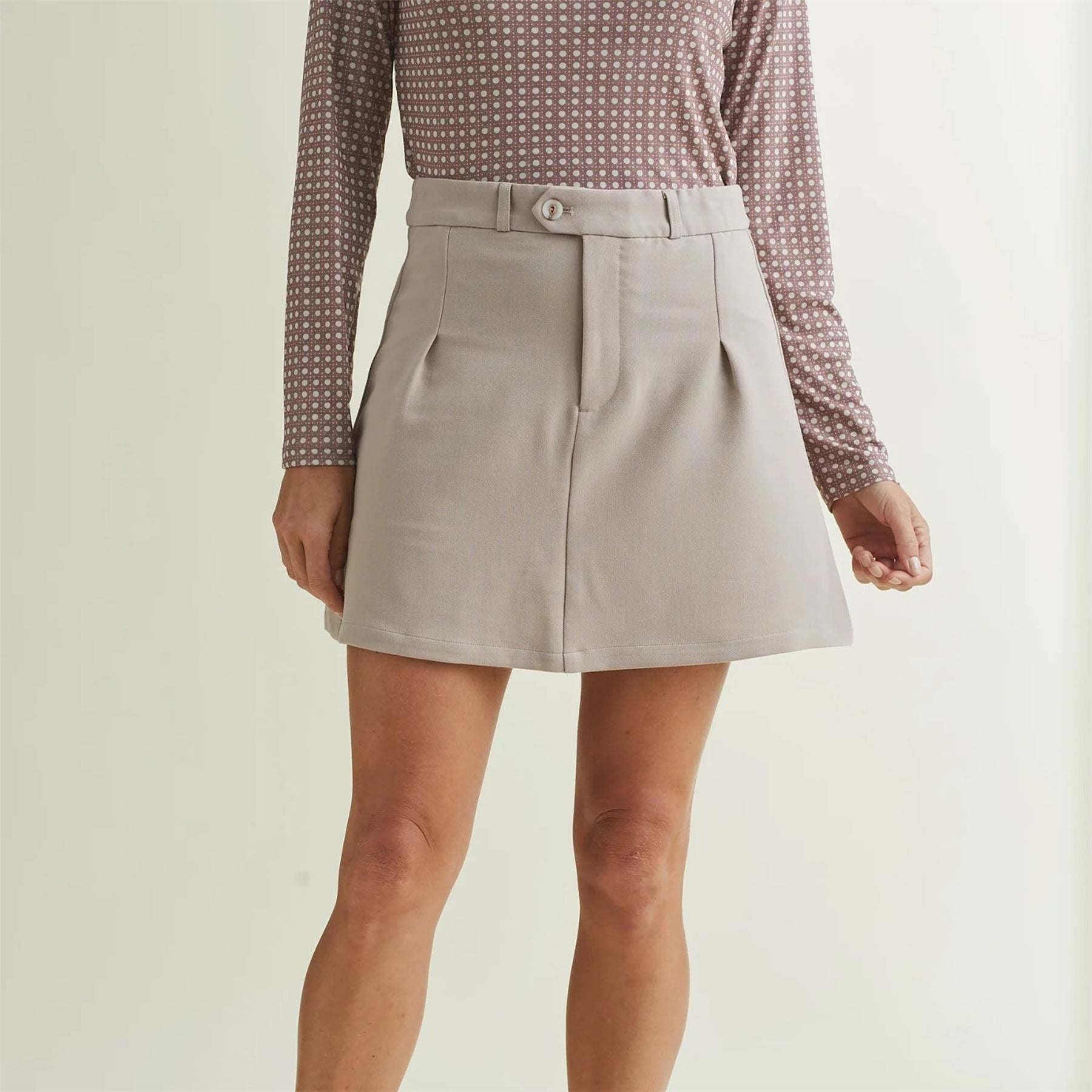 Womens C'est Tout Skort Cobblestone