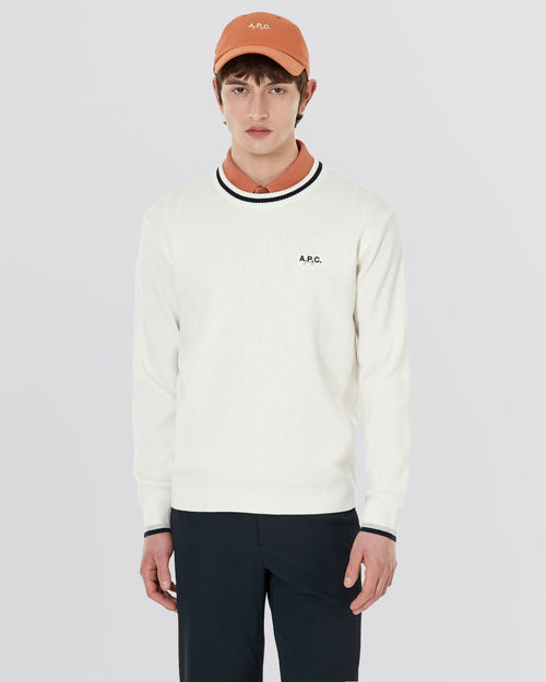 Simon Sweater White