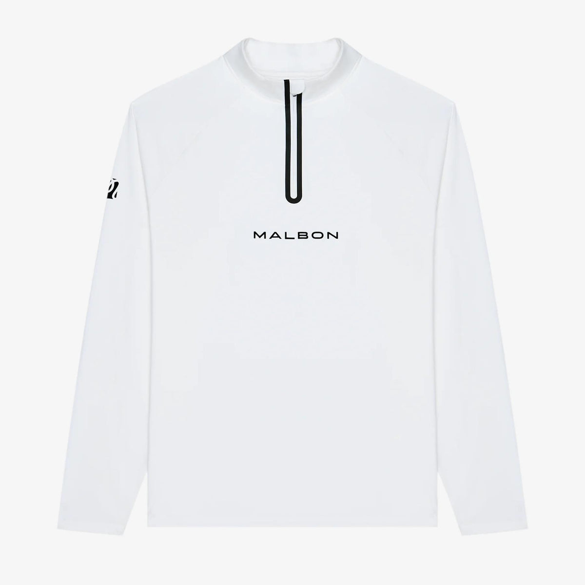 Performance Raglan Quarter Zip White