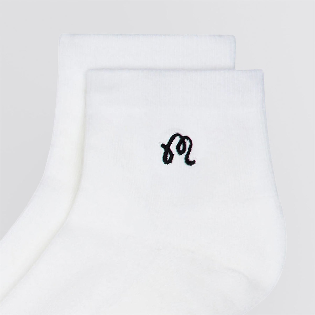 Womens Capri Ankle Socks White