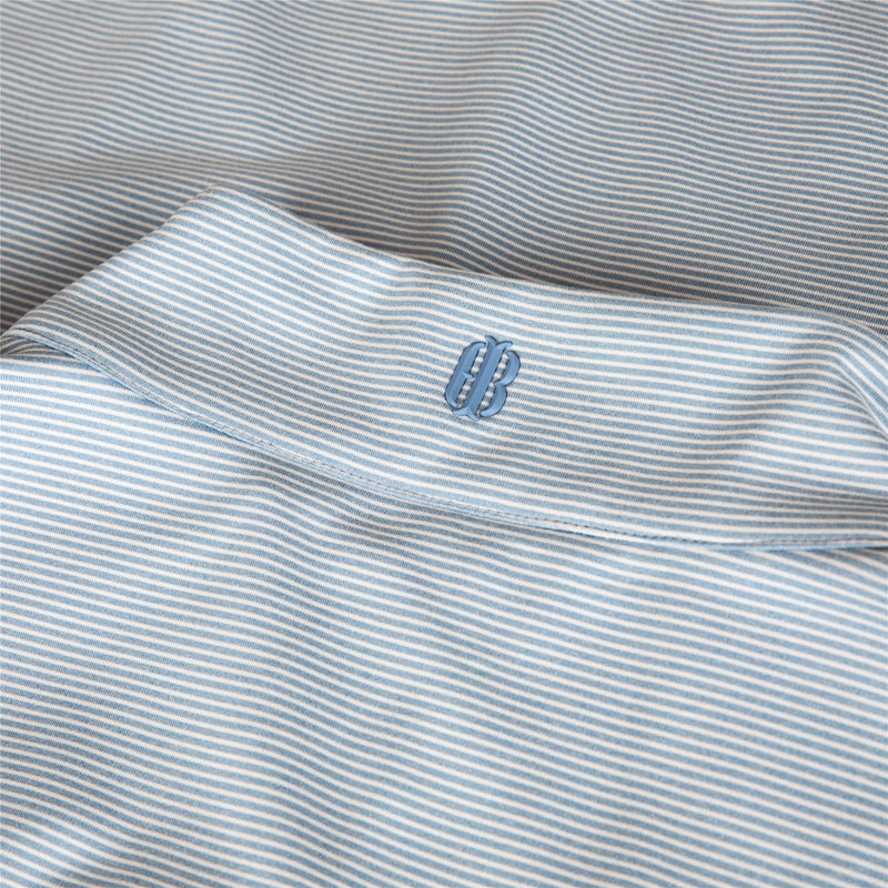 The Sherwood Pullover Mid Layer Bedford/White