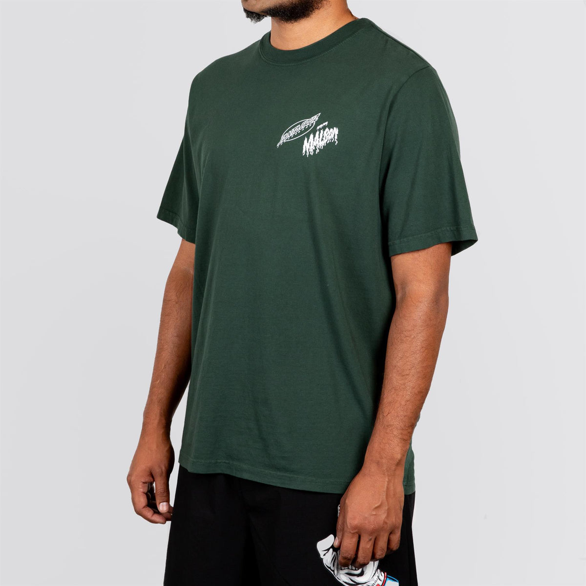 x Santa Cruz Bermuda Slasher Tee Malbon Green