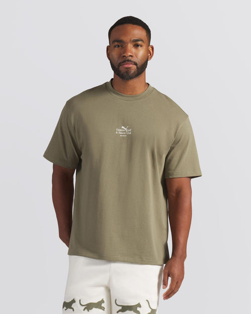 x GGNC Pardoides Tee Dark Sage