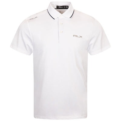 Tailored Fit Performance Polo Shirt Ceramic White/Refined Navy - SS24