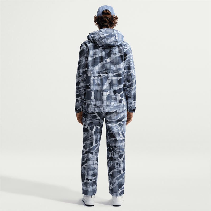 Storm-Fit Adv Tartan Camo Golf Jacket Loose Fit College Navy/White
