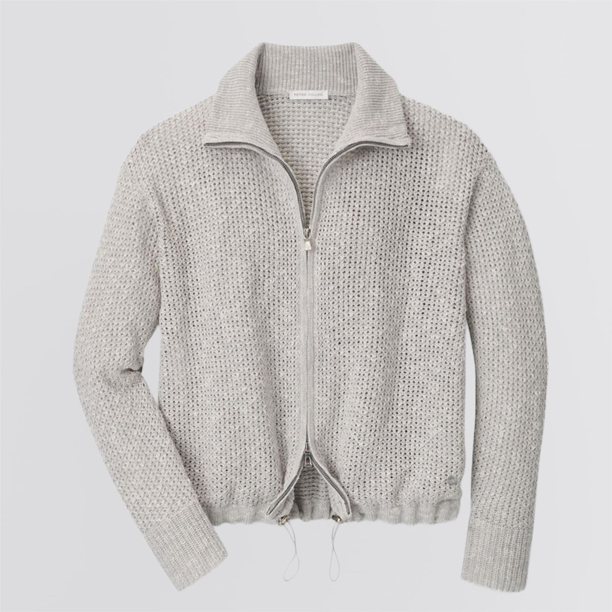 Womens Emory Full Zip Cardigan Sweater Whisper Grey