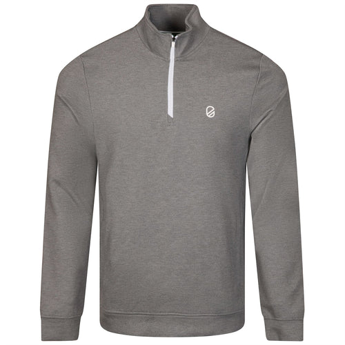 Avery Mock Neck Quarter Zip Heather Grey - SS24