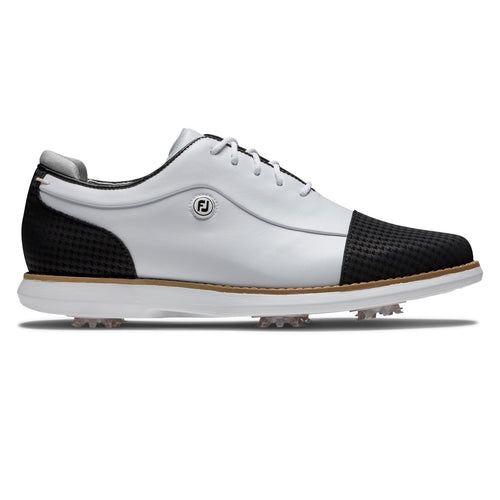 Womens Traditions Golf Shoe White/Black - 2024