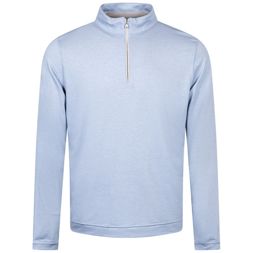 Albatross Cotton Blend Pique Quarter Zip Angelite - SS25