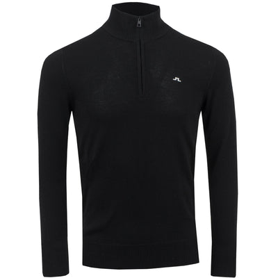 Kian Zipped Golf Sweater Black - 2024