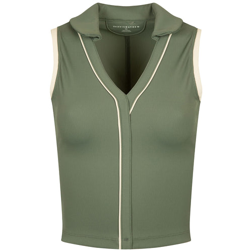 Womens Sip And Sea Polo Agave Green - SS24