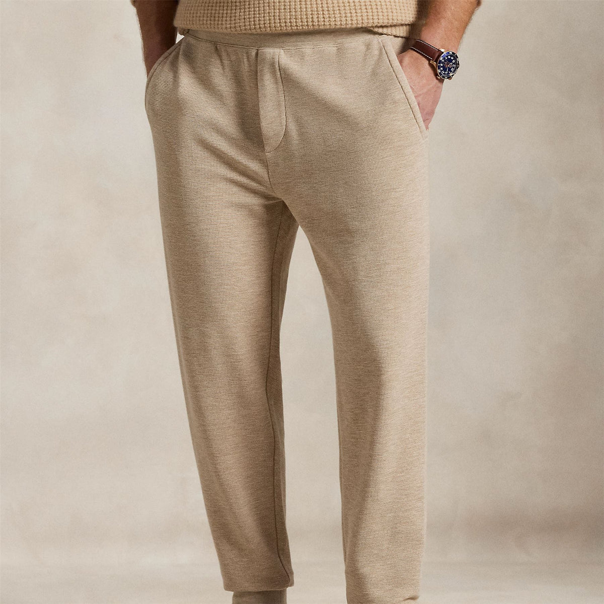 RLX Tech Waffle Atheltic Fit Joggers Sand Heather