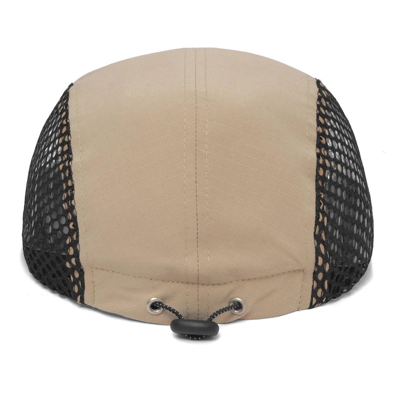 Ripstop Nylon 4 Panel Cap Sesame