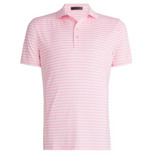 Perforated Stripe Tech Jersey Polo Candy - SS24