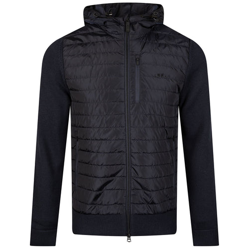 Pierre Knitted Hybrid Jacket JL Navy - AW23