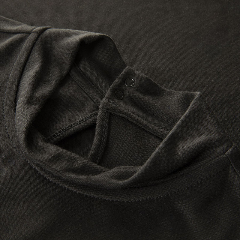 Womens Sleeveless Keyhole Top Black