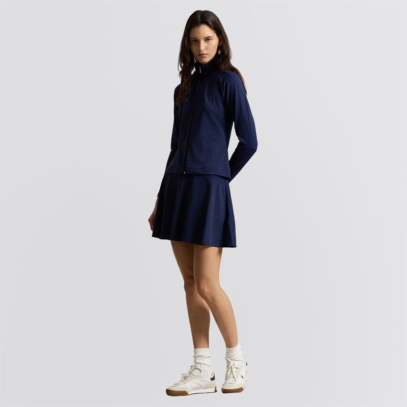 RLX Womens Active Cable Knit Full Zip Sweatshirt