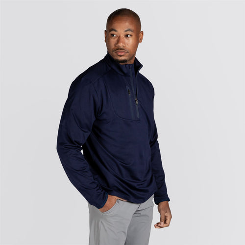 RLX Half Zip Stretch Jersey Pullover Refined Navy