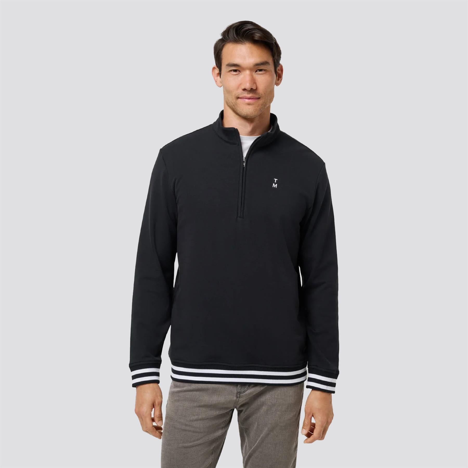 Happier Hour Quarter Zip Black