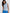Womens Rachel Vino Flora Ruched Sleeveless Top Blue Starling