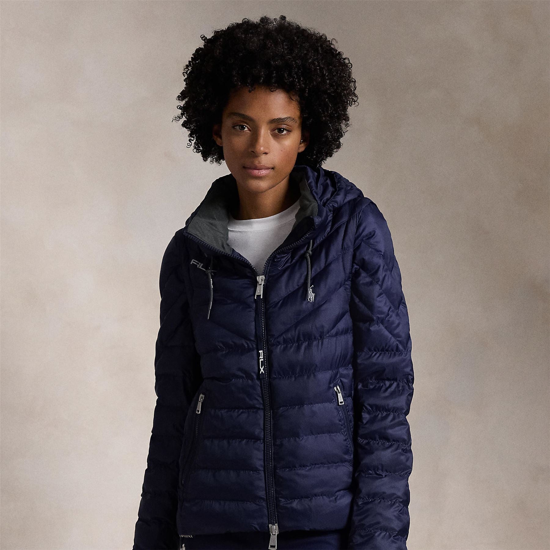 Ralph Lauren RLX Ripstop Full Zip Windbreaker Refined Navy