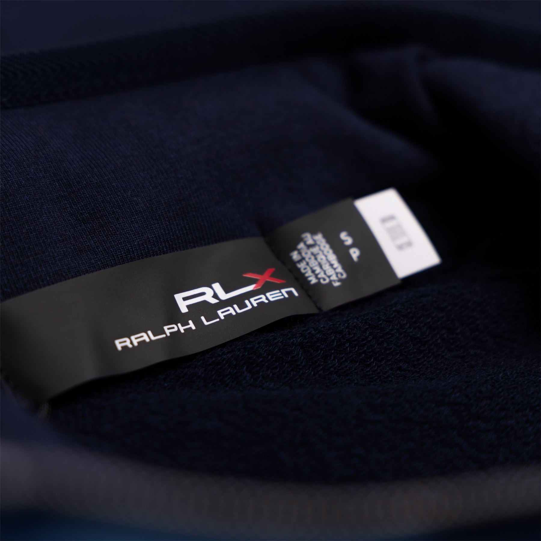 RLX Ralph Lauren Paneled Stretch Terry Jacket French Navy/Mid Blu