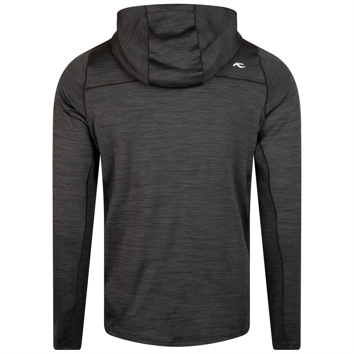 Liam Hooded Half Zip Mid Layer Black